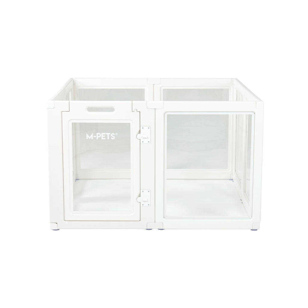 BLANCHE Puppy pen 8 panels L white