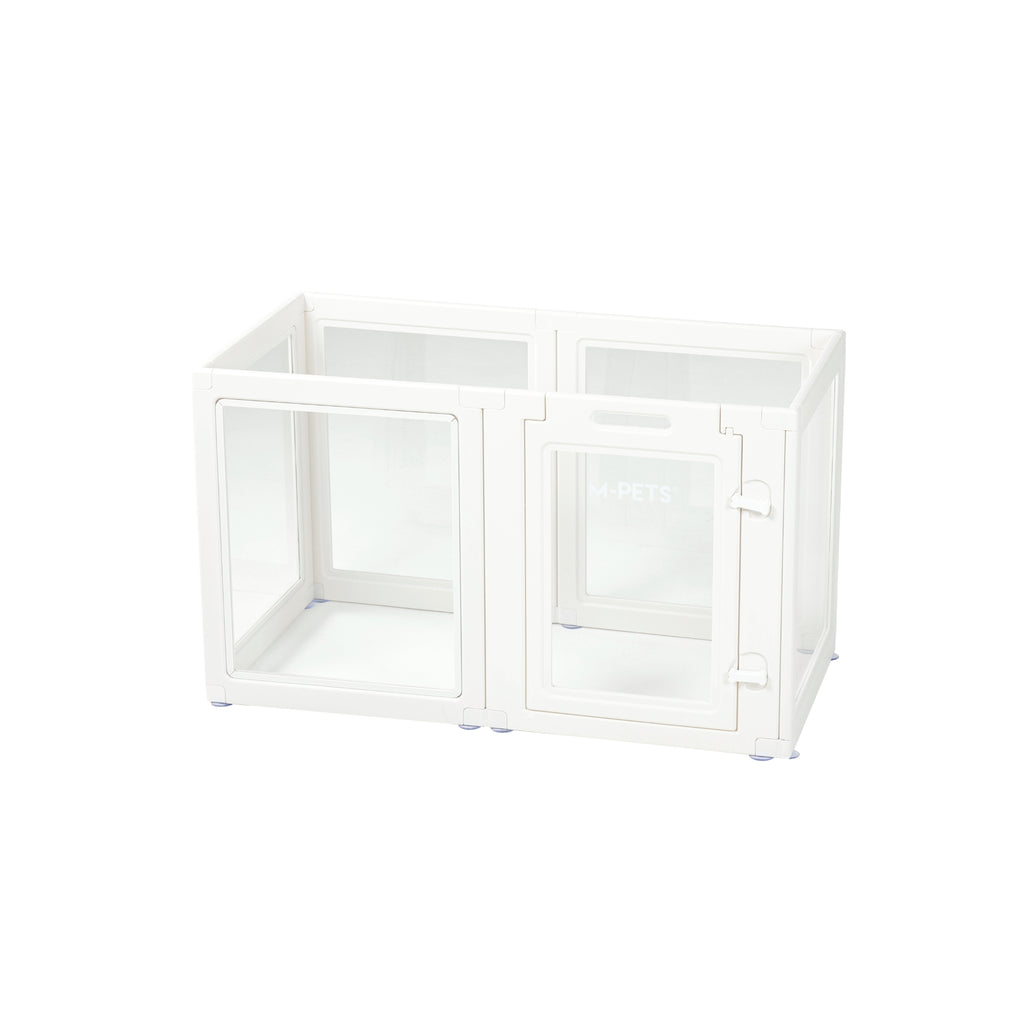 BLANCHE Puppy pen 6 panels S white