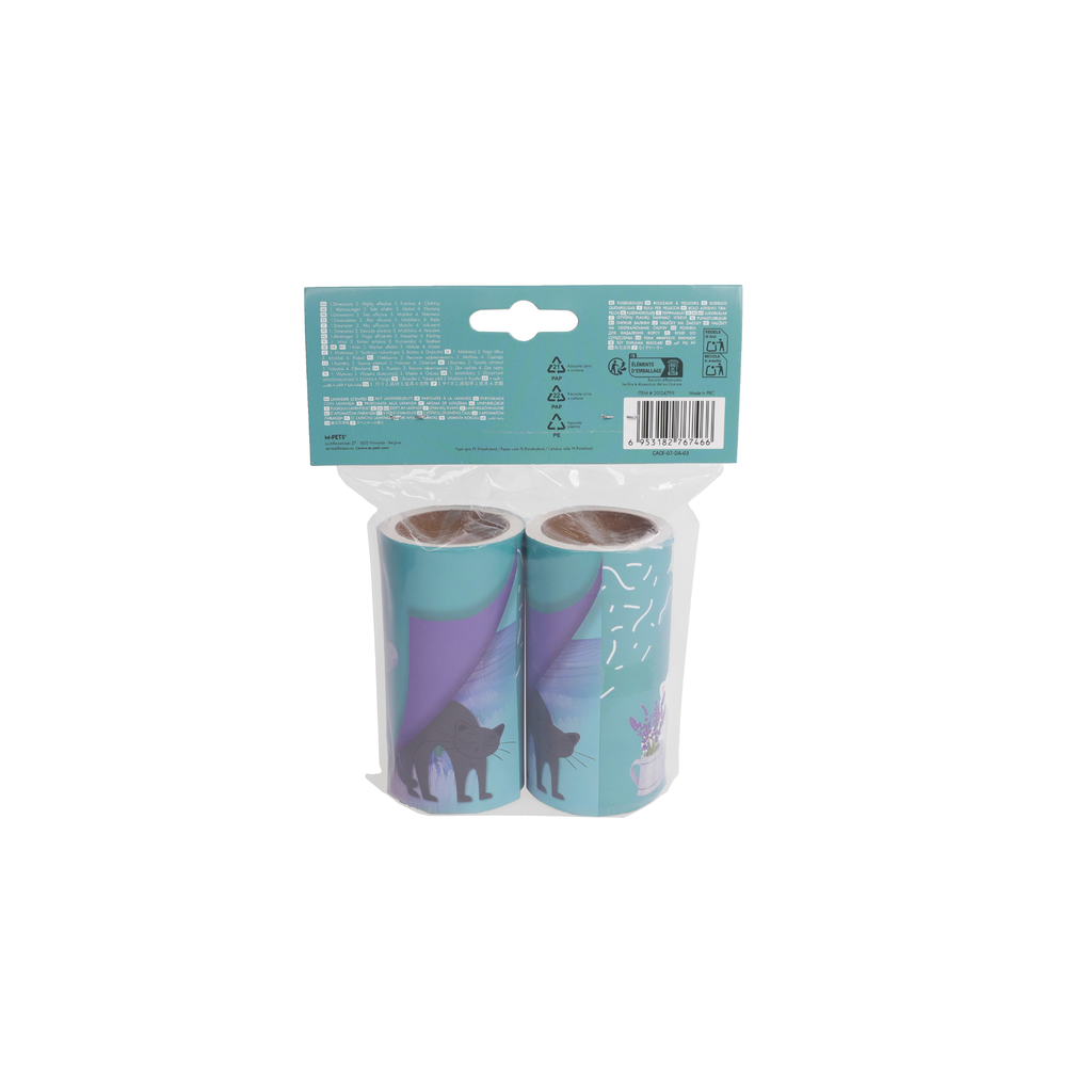 PURRFECT Lint roller Lavender scent 2 x 100 sheets refilling