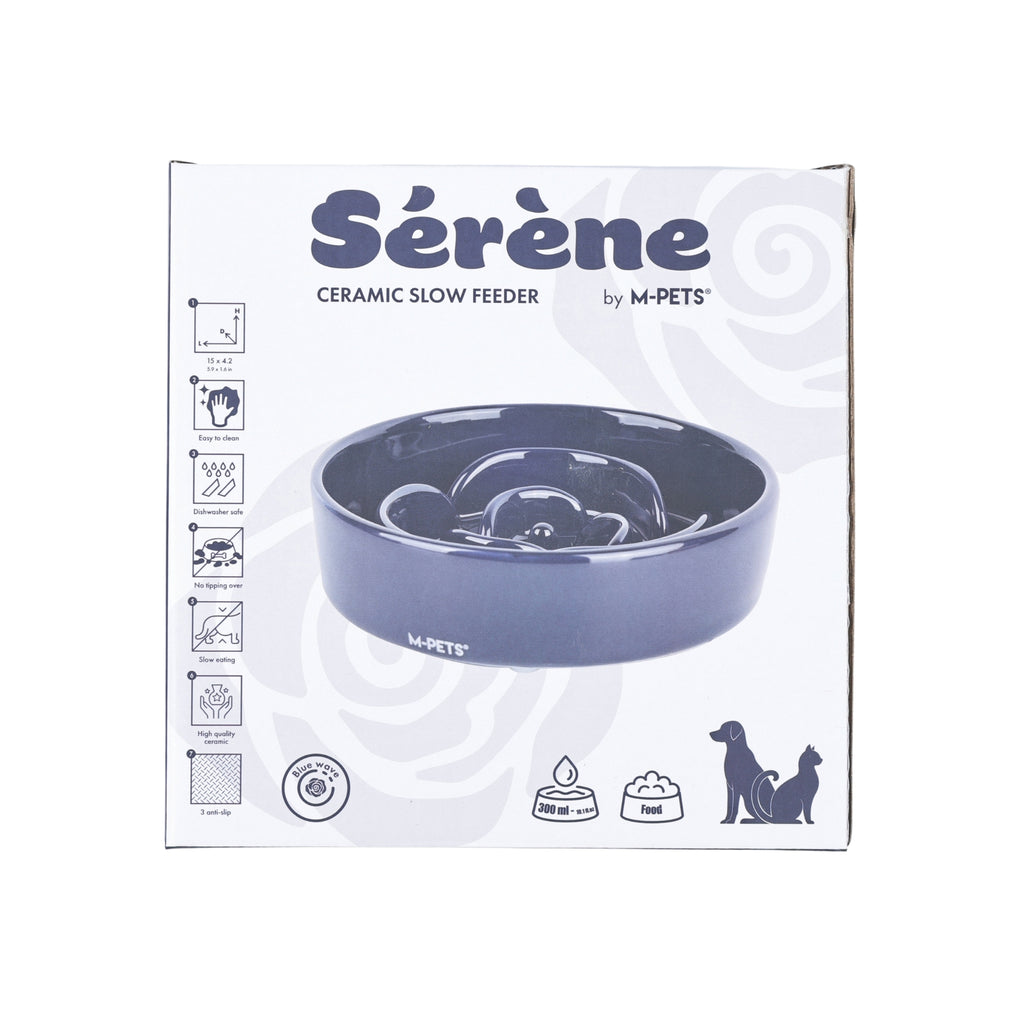 Sérene Ceramic bowls Rose Blue wave - 300 ml