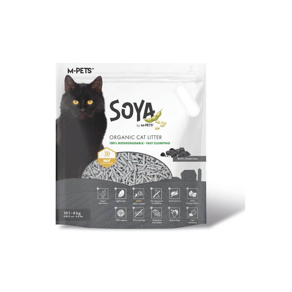 SOYA Cat Litter CHARCOAL - Plastic bag