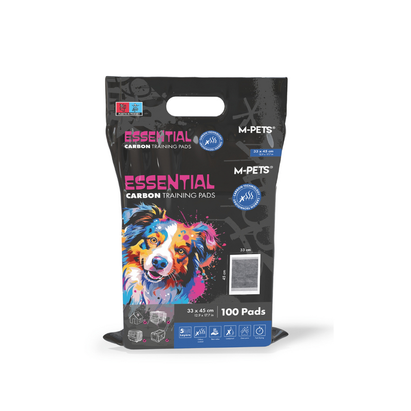 ESSENTIAL Carbon Training Pads 45 x 33 cm - 100 pcs