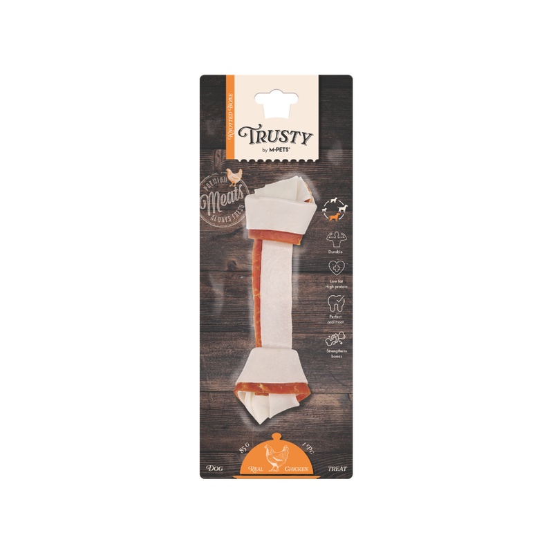 TRUSTY Knotted bone Chicken Flavor 20.3 cm