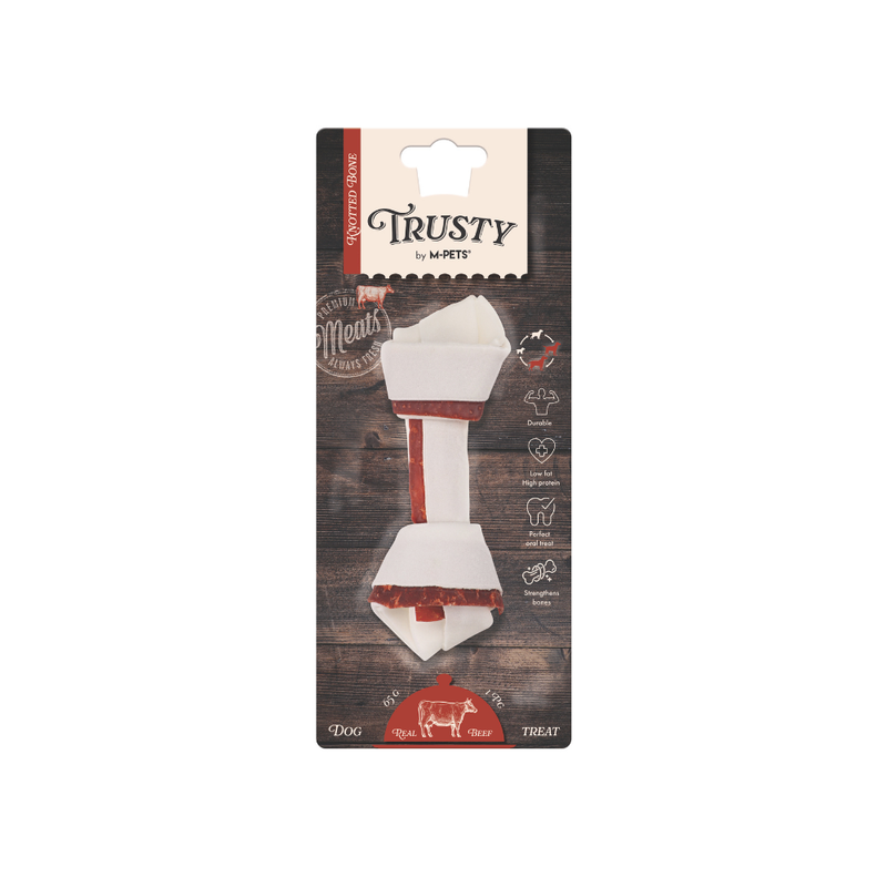 TRUSTY Knotted bone Beef Flavor 15.3 cm