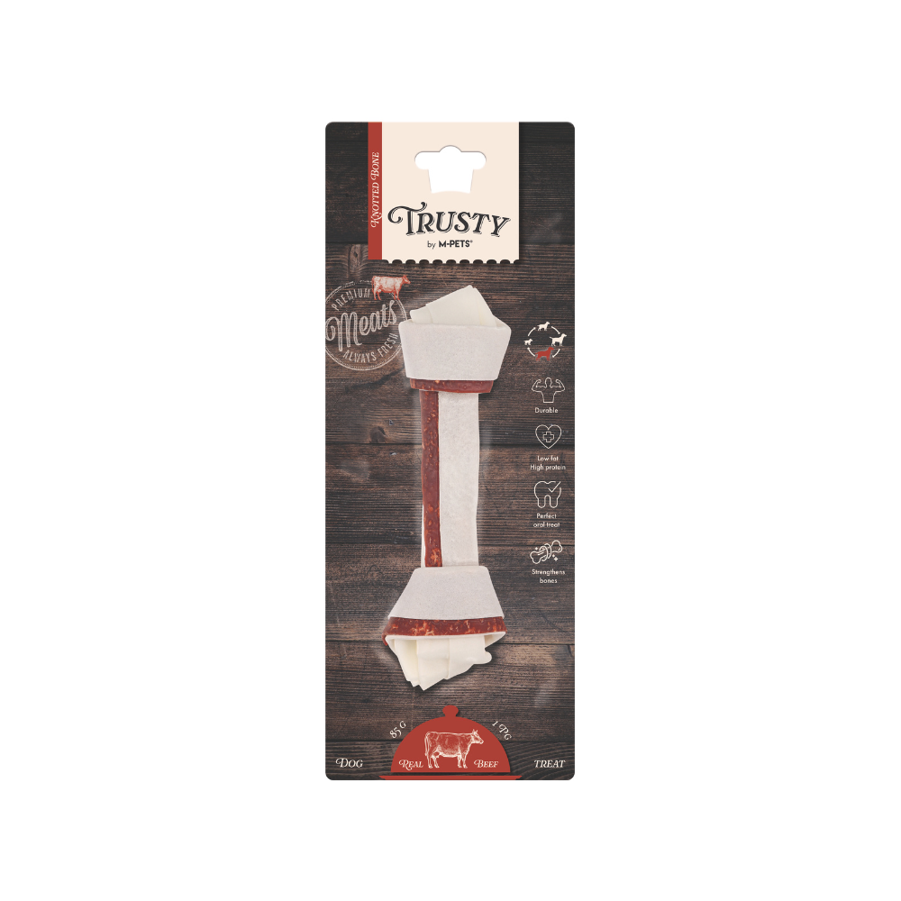 TRUSTY Knotted bone Beef Flavor 20.3 cm