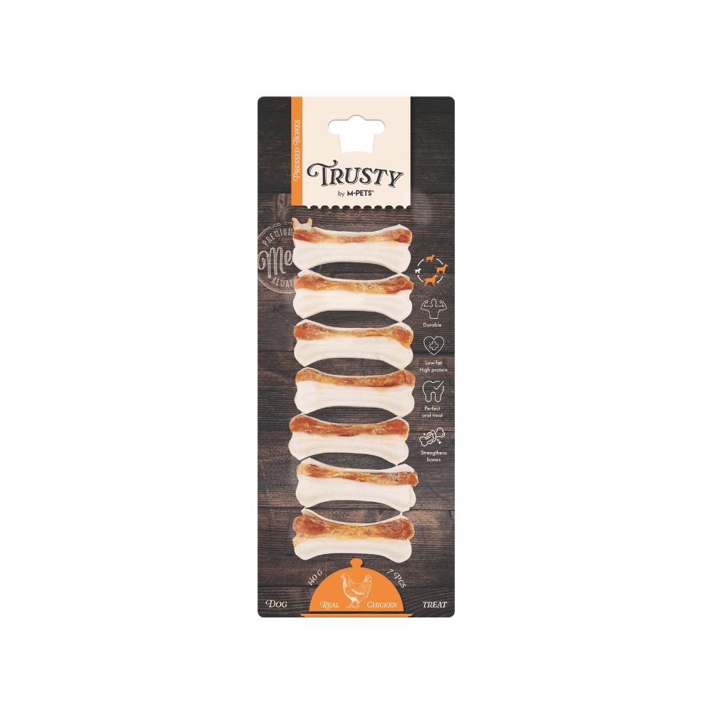 TRUSTY Pressed bones Chicken Flavor 7.7 cm
