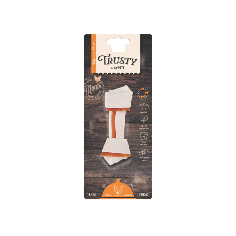 TRUSTY Knotted bone Chicken Flavor 12.7 cm