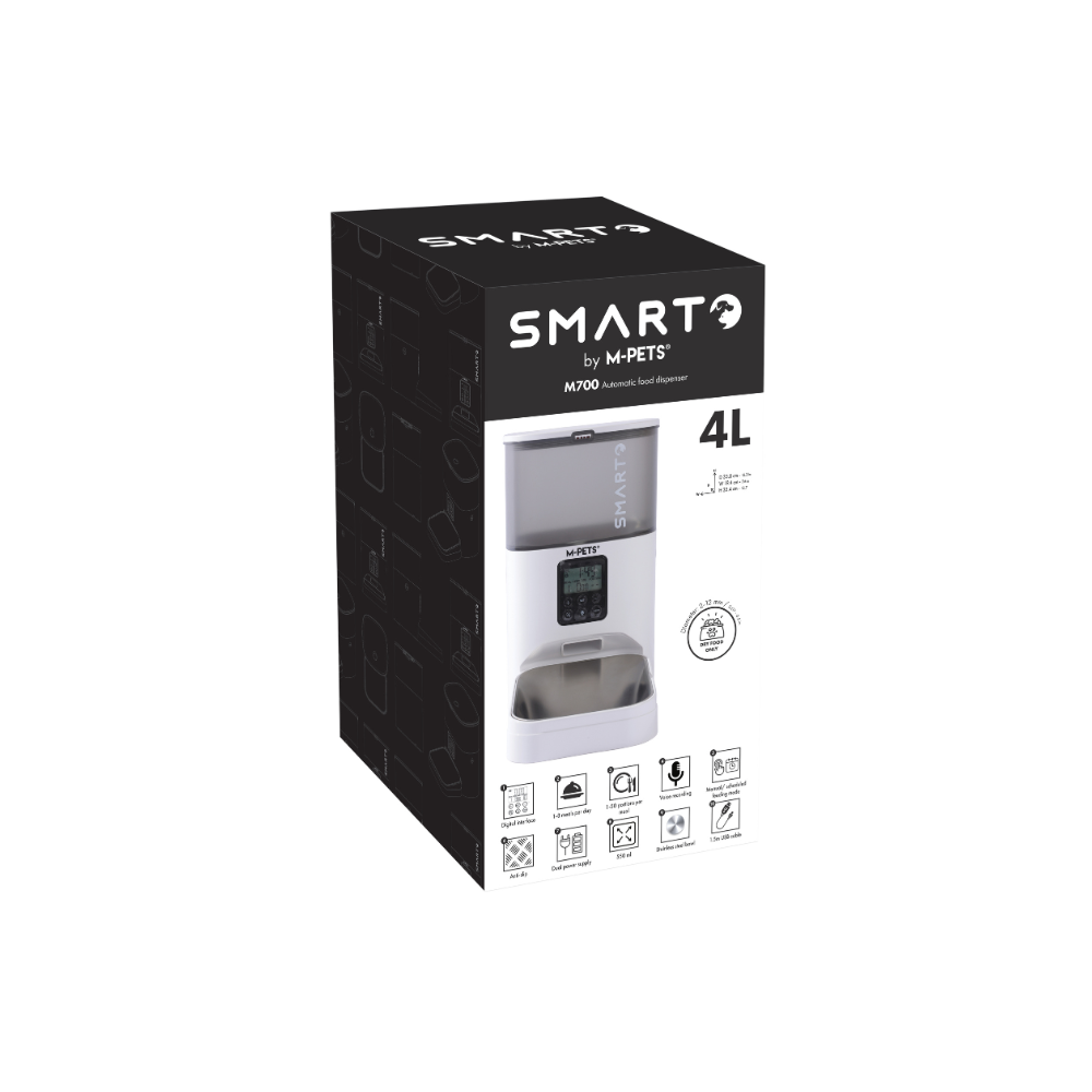 SMARTO M700 4L Automatic Food dispenser