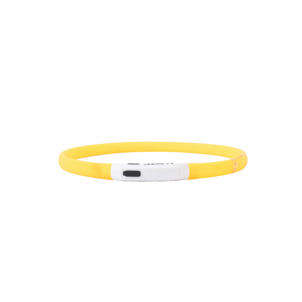 FLASH LED rechargeable collar Orange