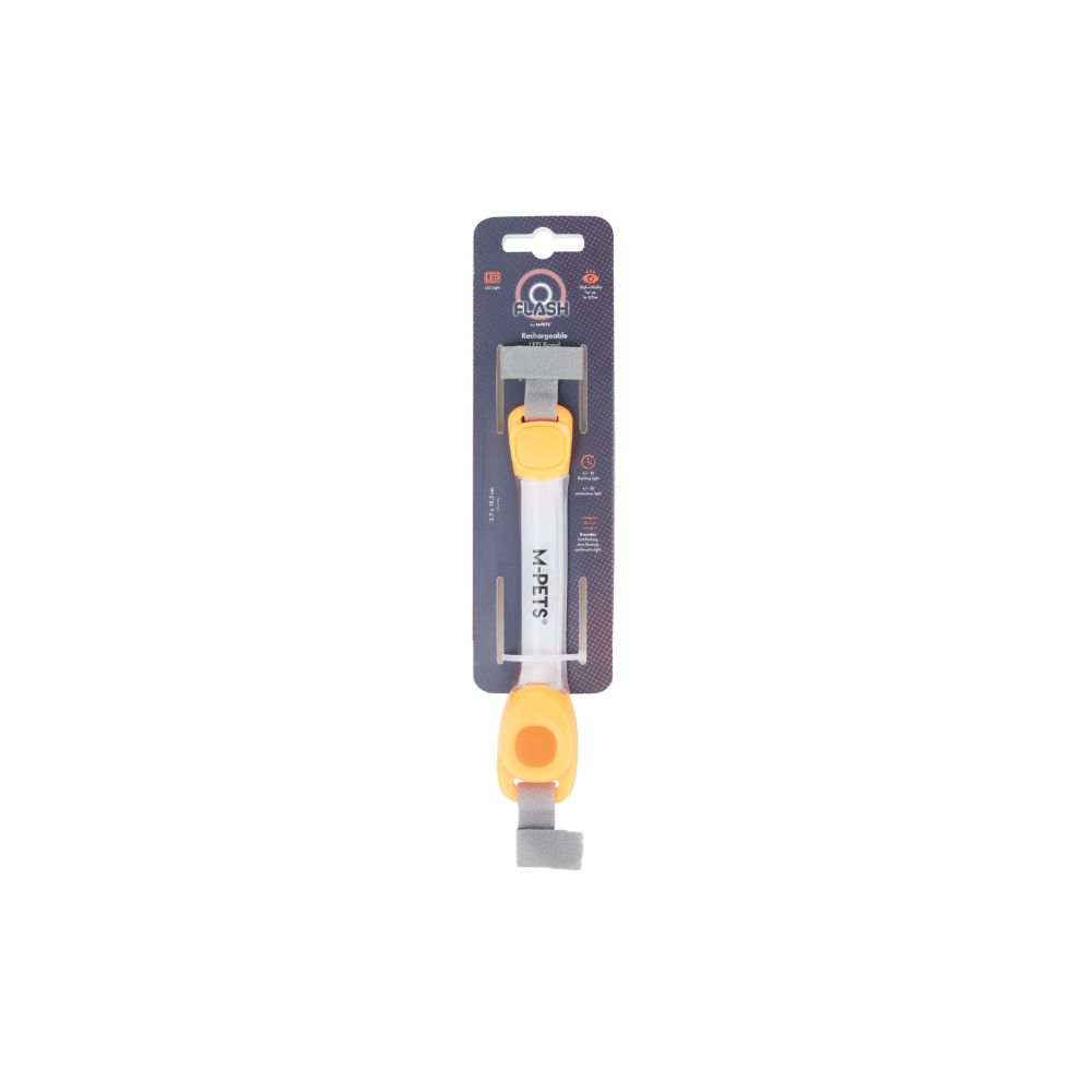 FLASH LED band Orange