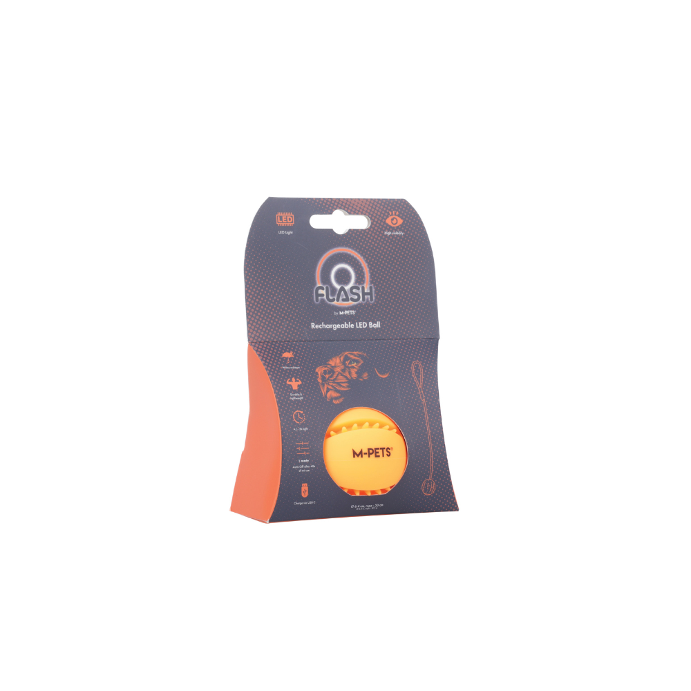 FLASH LED Ball Orange