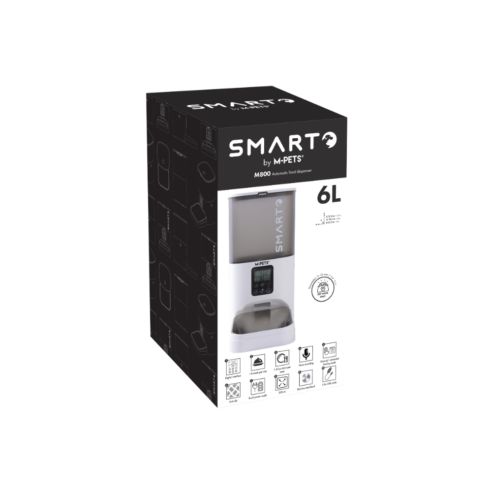 SMARTO M800 6L Automatic Food dispenser
