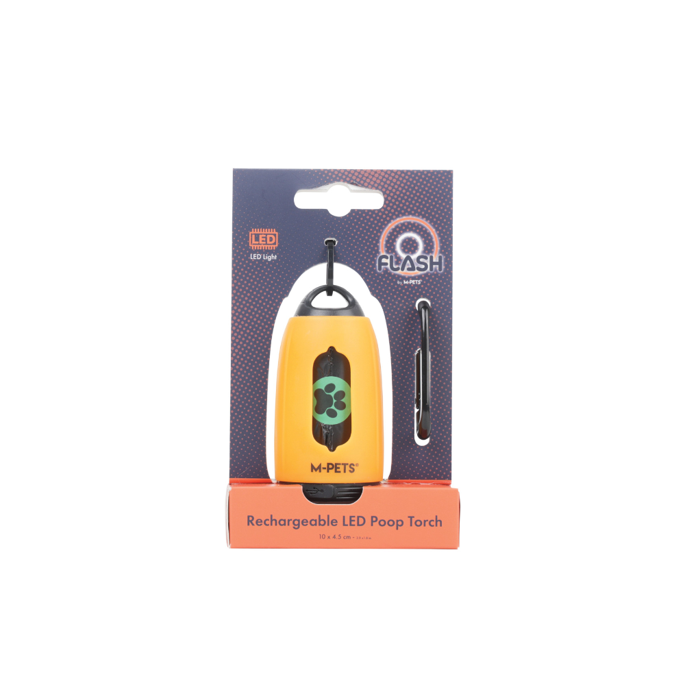 FLASH LED Poop Torch Orange