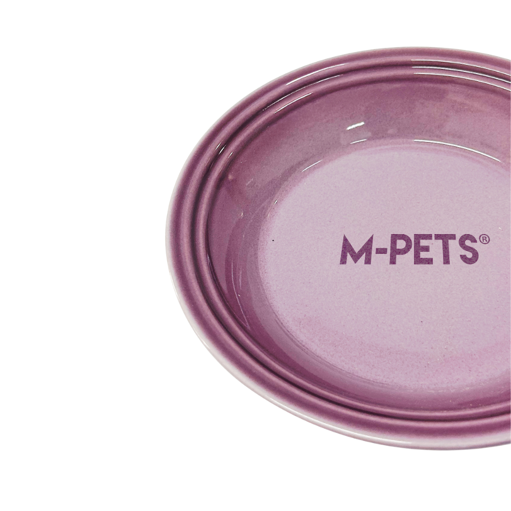 PETJOY Flatty Ceramic Bowl - Purple  500ml