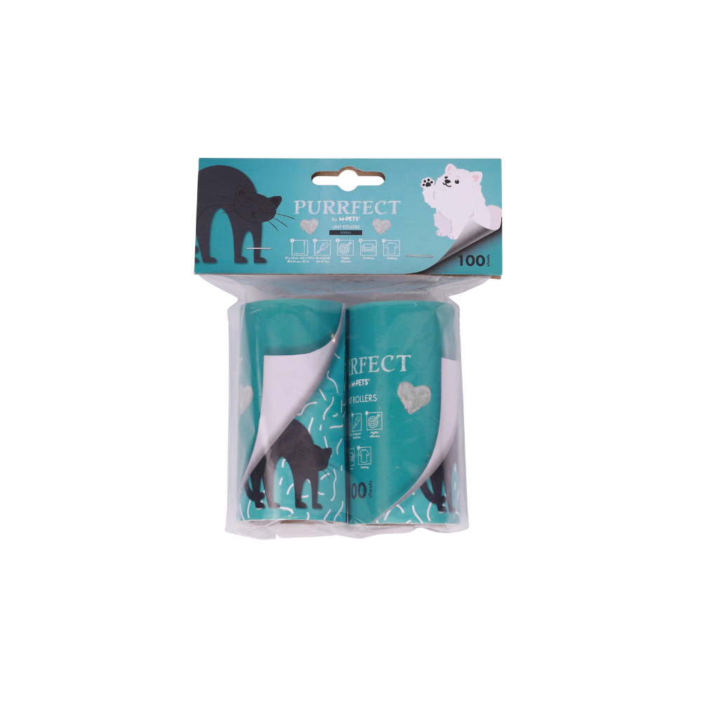 PURRFECT Lint roller 100 sheets refilling