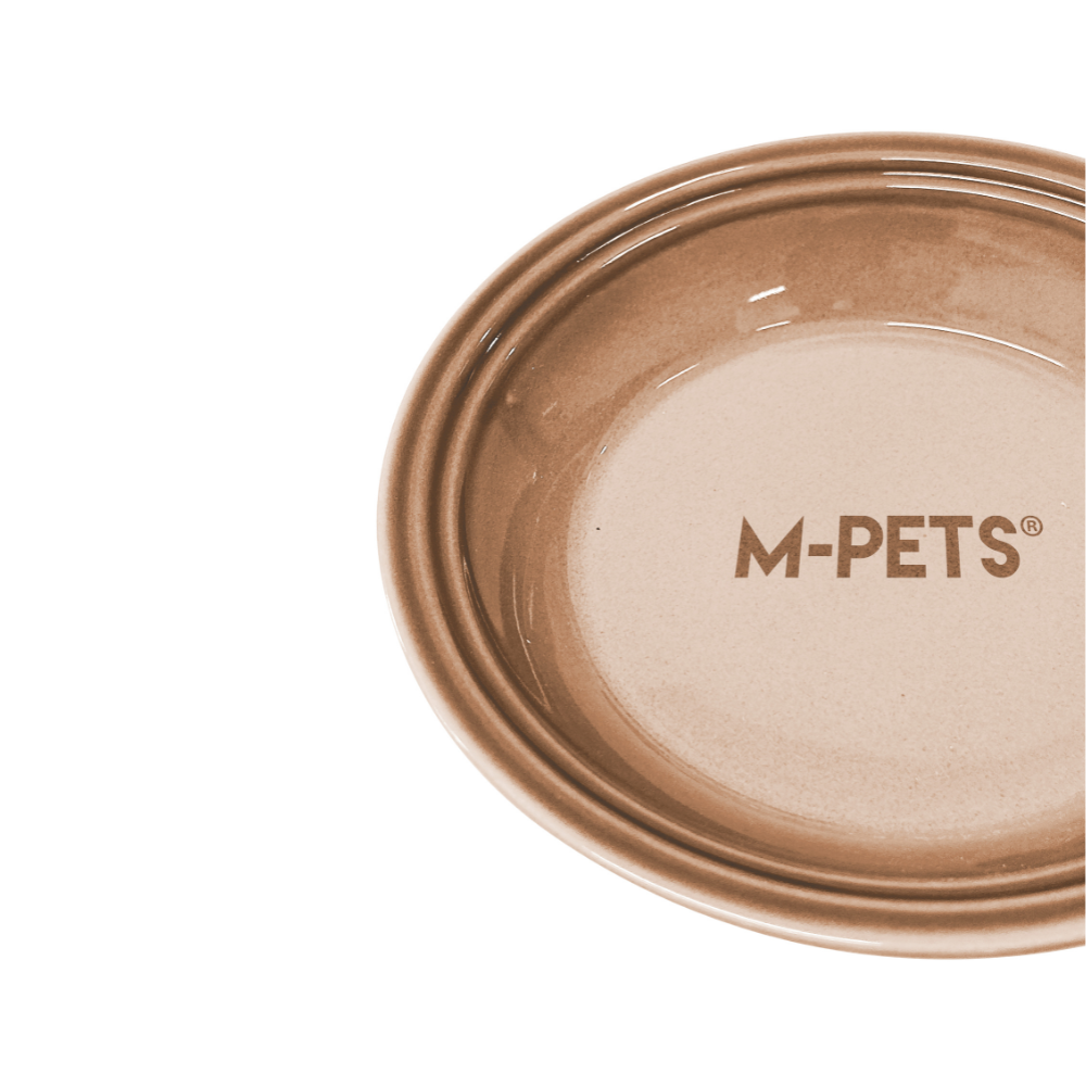 PETJOY Flatty Ceramic Bowl - Brown  250ml