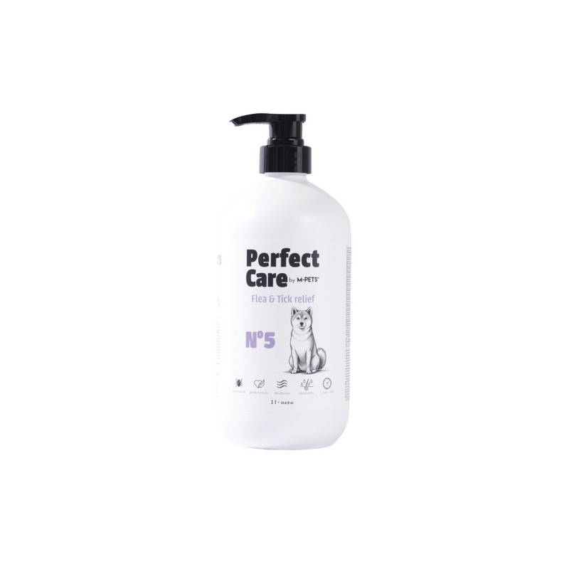 PERFECT CARE  No.5  - Flea Tick Relief Dog Shampoo 1L