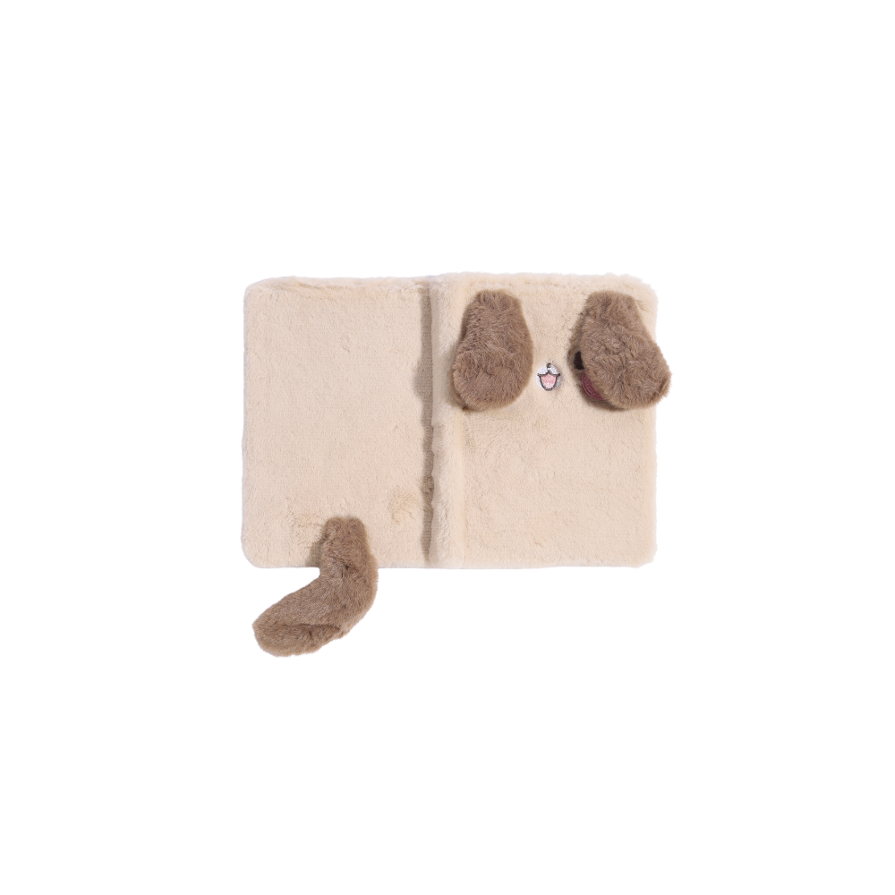 PETJOY Puffy-Fluff Notebook B6 - Beige