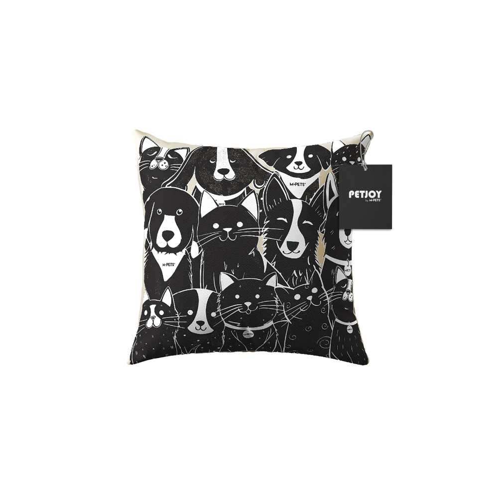 PETJOY HappyHugs Cushion PetFamily - Black & White