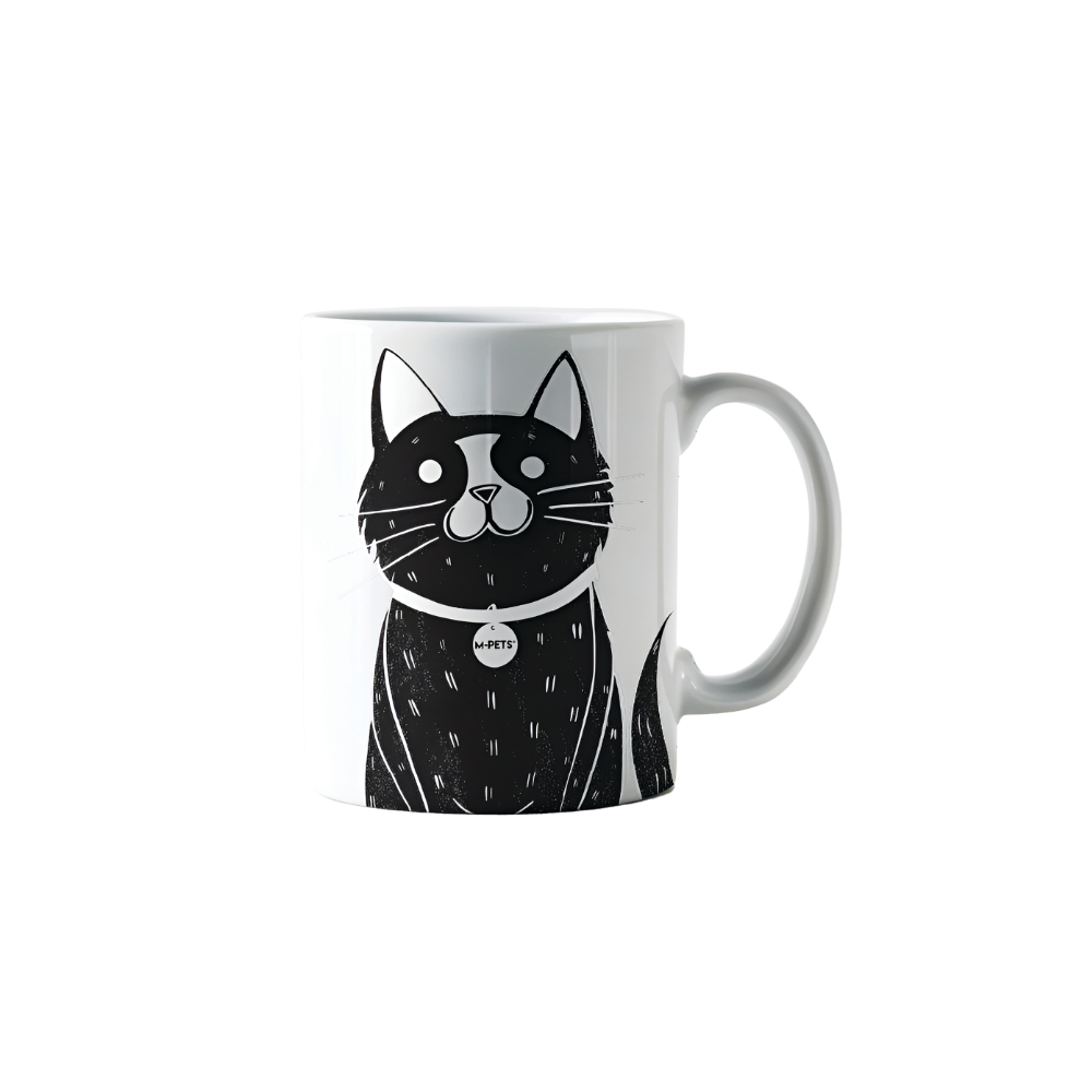 PETJOY Mug MoonPie - Black & White 350ml