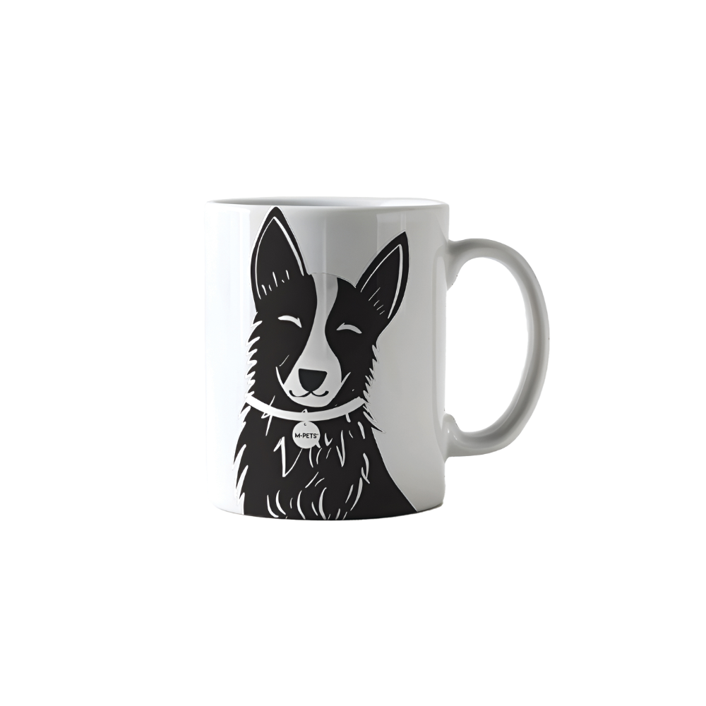 PETJOY Mug Luna - Black & White 350ml