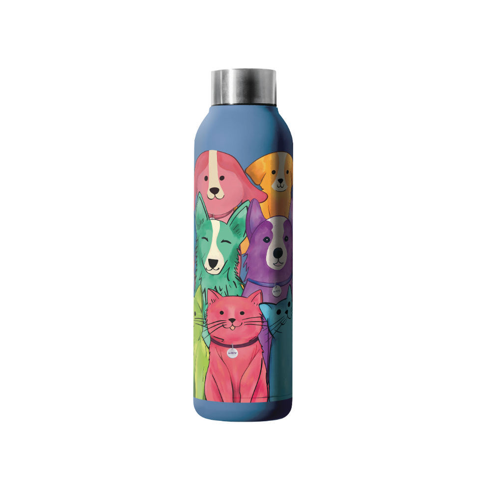 PETJOY Purrfect Hydration Stainless Drinking Bottle PetFamily