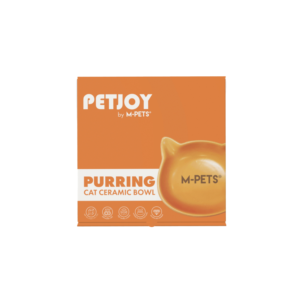 PETJOY Purring Bowl - Orange 300ml