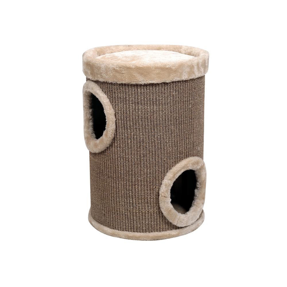 ARARAT Cat Tree - Sisal Brown & Ivory