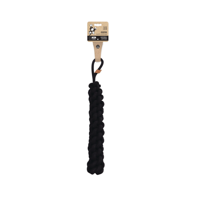 COTO Eco rope dog toys Black Loop Bar