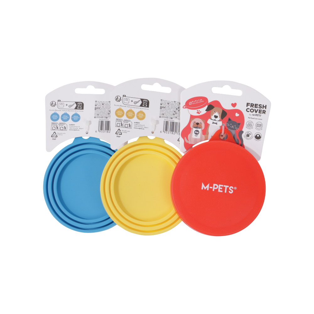 FRESH COVER Pet food can cover Red