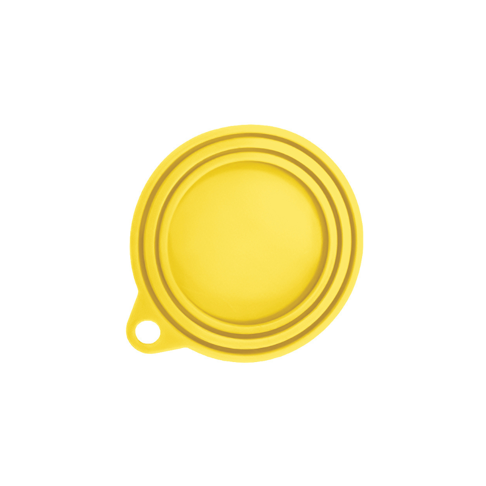 FRESH COVER Pet food can cover Yellow