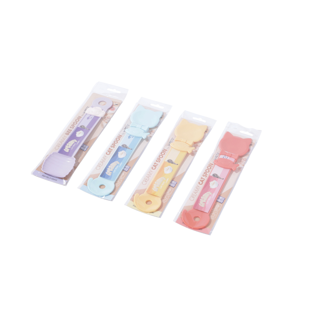 CREAMY CAT SPOON Baby Blue