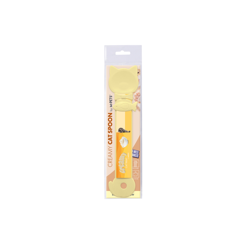 CREAMY CAT SPOON Sunshine Yellow