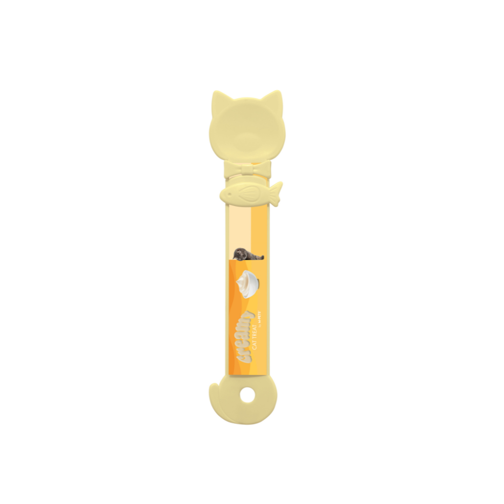 CREAMY CAT SPOON Sunshine Yellow