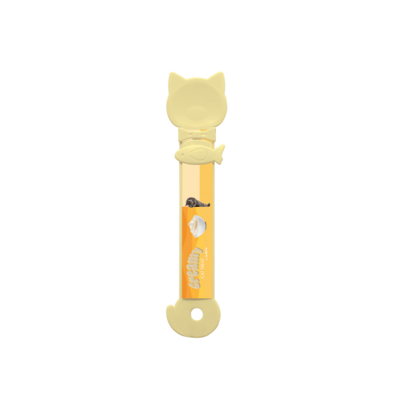 CREAMY CAT SPOON Sunshine Yellow