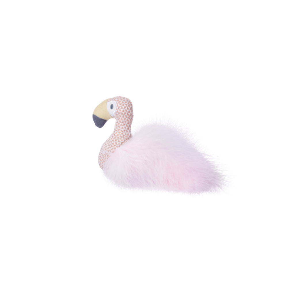 PLUME catnip toy Flamingo