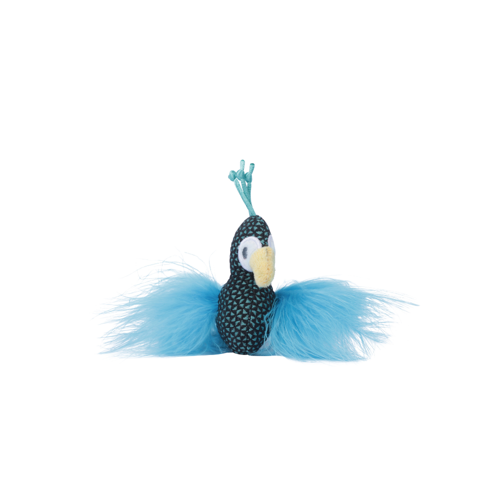 PLUME catnip toy Peacock