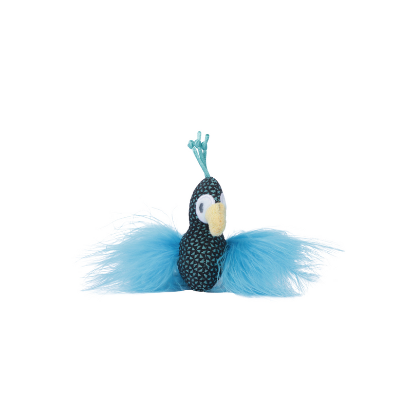 PLUME catnip toy Peacock