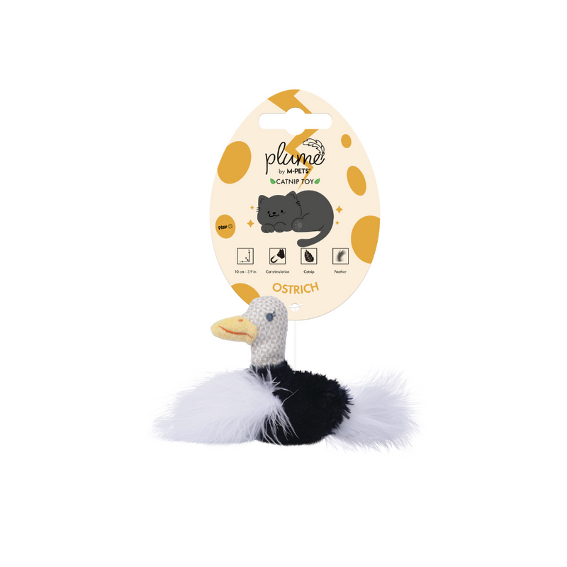 PLUME catnip toy Ostrich